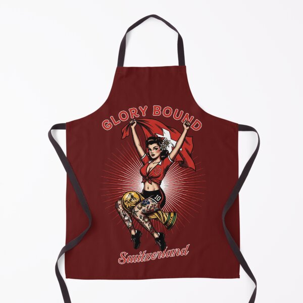 Item preview, Swiss Glory Bound Pinup Tattoo World cup 2026 designed and sold by Fictional Ink Society.