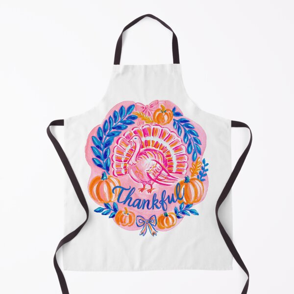Item preview, Thankful Turkey & Pumpkins | Cute Preppy Thanksgiving Fall Aesthetic designed and sold by ThePreppyArtist.