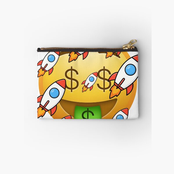 Item preview, Money To The Moon — Funny Crypto Trader Gift — Day Trading Humor Mug Shirt Sticker designed and sold by Bullrunprints.