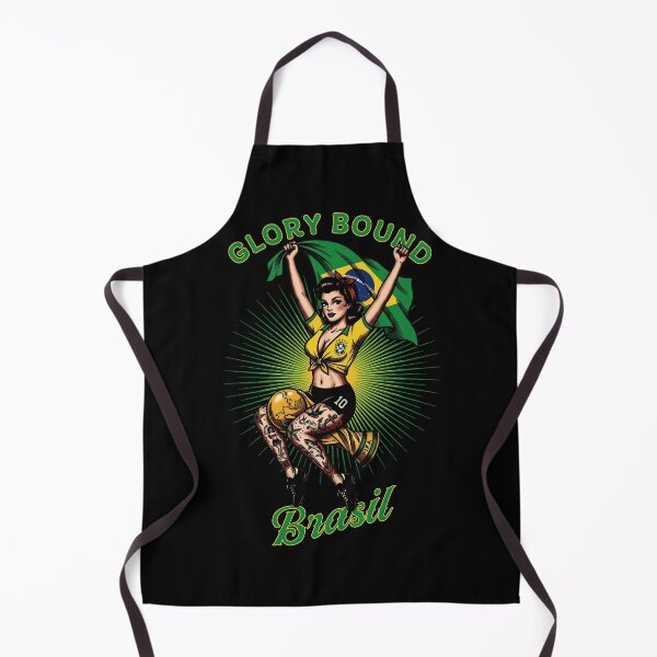 Item preview, Brazil Football Pinup Glory Bound World cup 2026 designed and sold by Fictional Ink Society.