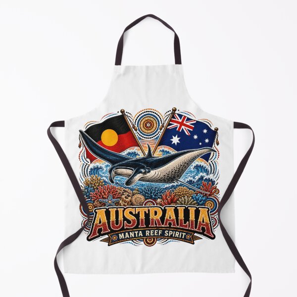 Item preview, Australia Heritage Spirit – Aboriginal-Inspired Map Design designed and sold by Holiday-Hunter.