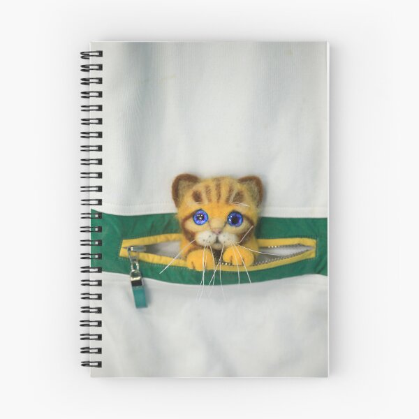 Item preview, Wool brooch cute kitten designed and sold by olena2552.