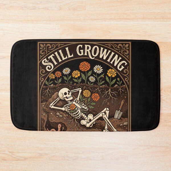 Item preview, Skeleton Gardener Still Growing Just Underground — Funny Garden Halloween Year-Round Design designed and sold by EXATEES  ⭐⭐⭐⭐⭐.