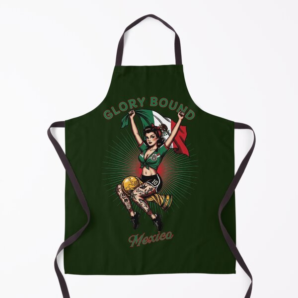 Item preview, Mexico Football Pinup Glory Bound world cup 2026 designed and sold by Fictional Ink Society.