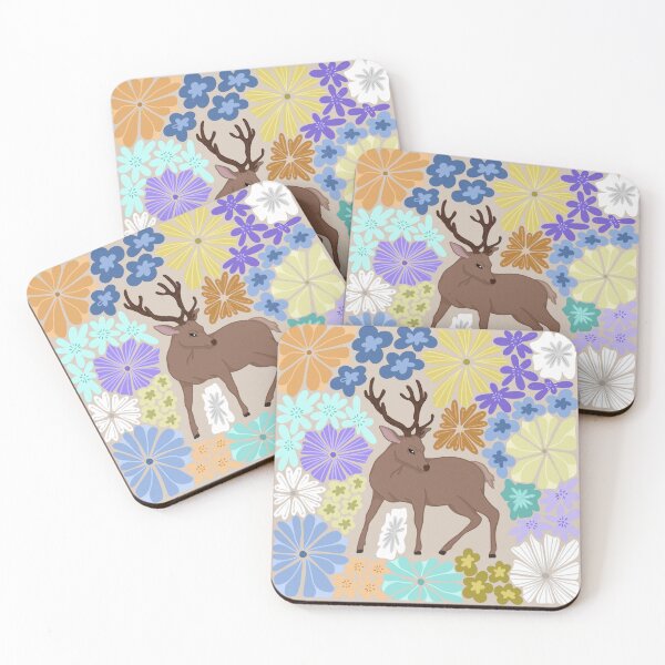 Item preview, Deer - Genderfaun Flag PRINT designed and sold by HannahReeStudio.