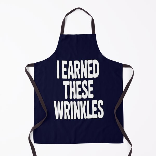 Item preview, Senior Citizen Humor I Earned These Wrinkles designed and sold by fantasticdesign.