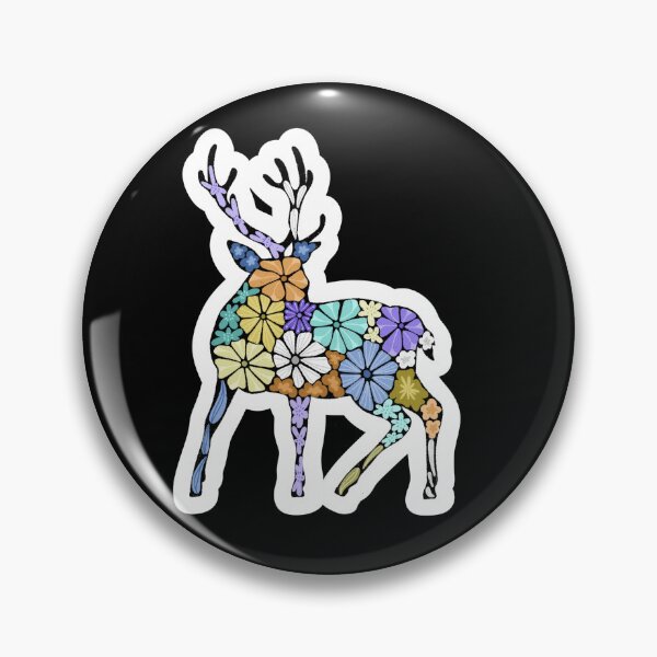 Item preview, Deer - Genderfaun Flag STICKER designed and sold by HannahReeStudio.