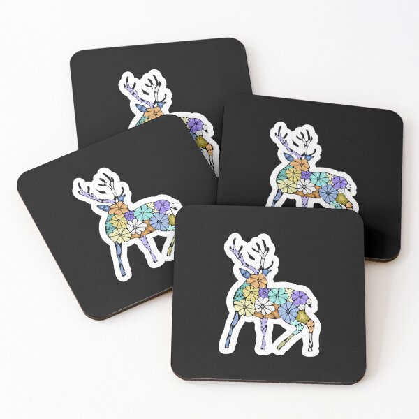 Item preview, Deer - Genderfaun Flag STICKER designed and sold by HannahReeStudio.
