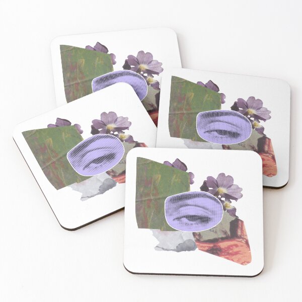 Item preview, Purple Eye Botanical Collage Pop Art designed and sold by T-Shawty.