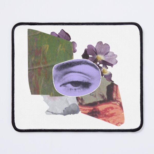 Item preview, Purple Eye Botanical Collage Pop Art designed and sold by T-Shawty.
