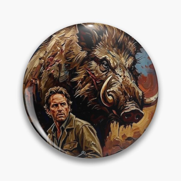 Item preview, The Giant. The Tusks. The Fear. – Razorback Fine Art Print designed and sold by Art's Diner.