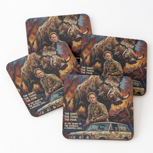 Item preview, The Giant. The Tusks. The Fear. – Razorback Fine Art Print designed and sold by Art's Diner.