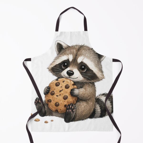 Item preview, Cute Raccoon Eating Cookie designed and sold by Northline Creative.