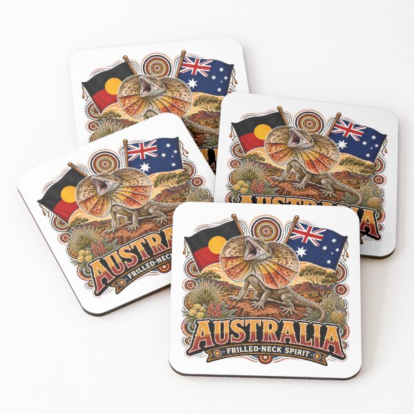 Item preview, Australia Heritage Spirit – Aboriginal-Inspired Map Design designed and sold by Holiday-Hunter.