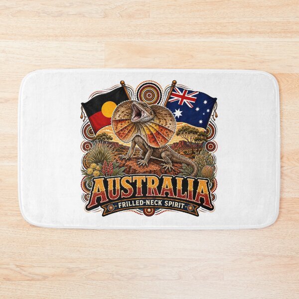 Item preview, Australia Heritage Spirit – Aboriginal-Inspired Map Design designed and sold by Holiday-Hunter.
