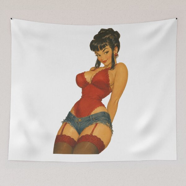 Item preview, Retro Martial Beauty Pinup designed and sold by Cosplayvintage.