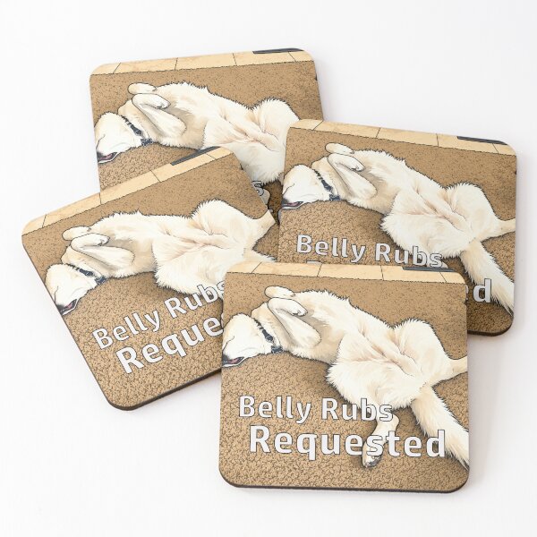 Item preview, White Husky Needs Belly Rubs designed and sold by broadviewtech.