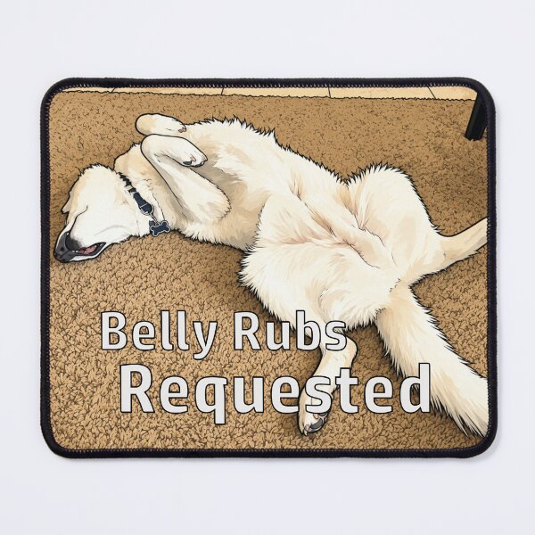 Item preview, White Husky Needs Belly Rubs designed and sold by broadviewtech.
