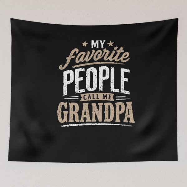 Item preview, My Favorite People Call Me Grandpa | Grandfather Grandkids Family Gift designed and sold by HumansStuck12.