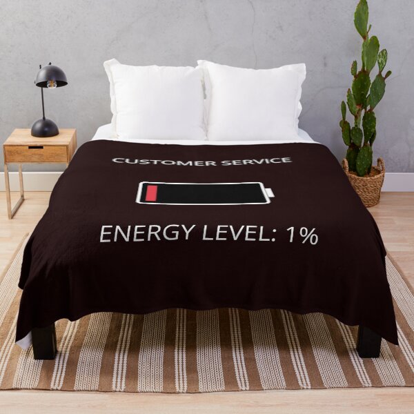 Item preview, Customer Eervice Energy Level 1% designed and sold by DesignVaultLab.