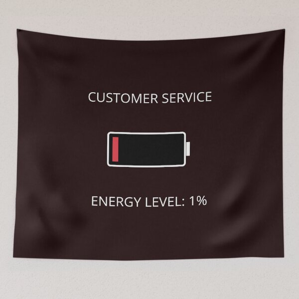 Item preview, Customer Eervice Energy Level 1% designed and sold by DesignVaultLab.