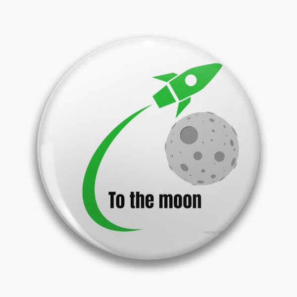 Item preview, Day trading- To the Moon- Crypto trading designed and sold by Bullrunprints.
