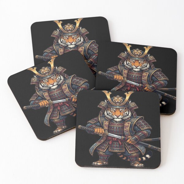 Item preview, Tiger Samurai Warrior Traditional Japanese Art designed and sold by DailySparks.
