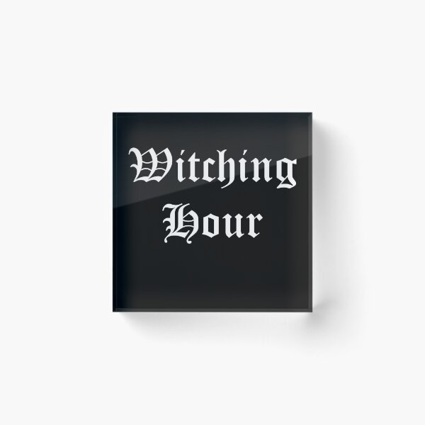 Item preview, Witching Hour Gothic Typography | Dark Occult Aesthetic Lettering designed and sold by simpledarkwavewisdom.