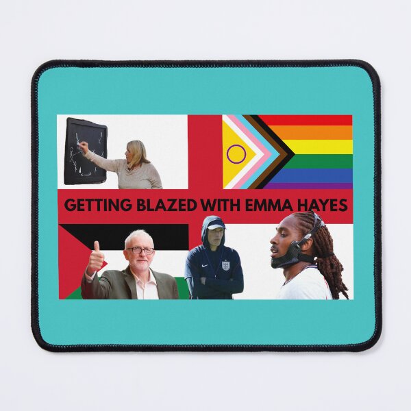 Item preview, Emma Hayes Woke Football Sticker England St Georges Flag designed and sold by PiscesVibes.