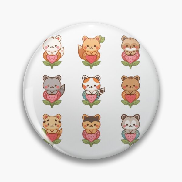 Item preview, Heart Garden Friends Kawaii Sticker designed and sold by Stylestickers55.