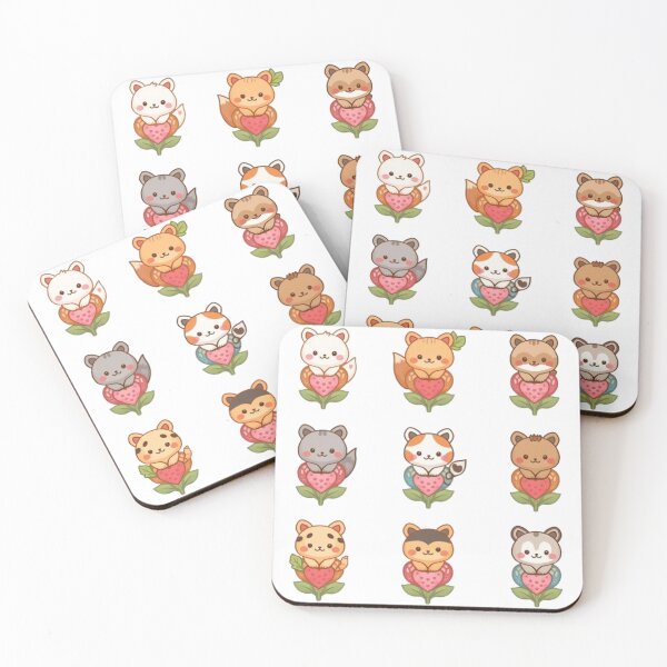 Item preview, Heart Garden Friends Kawaii Sticker designed and sold by Stylestickers55.