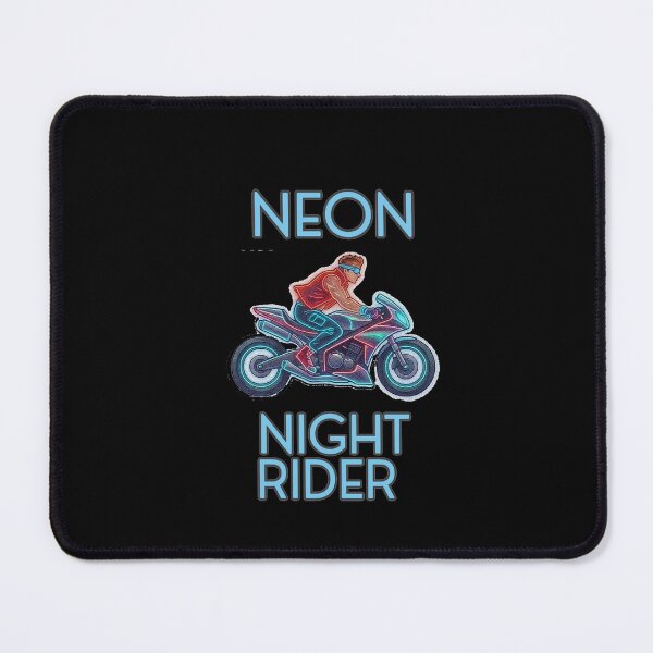 Item preview, Neon Night Rider Synthwave Motorcycle Art designed and sold by RamjoVerse.