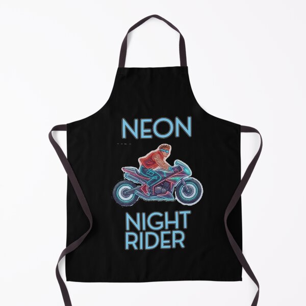 Item preview, Neon Night Rider Synthwave Motorcycle Art designed and sold by RamjoVerse.