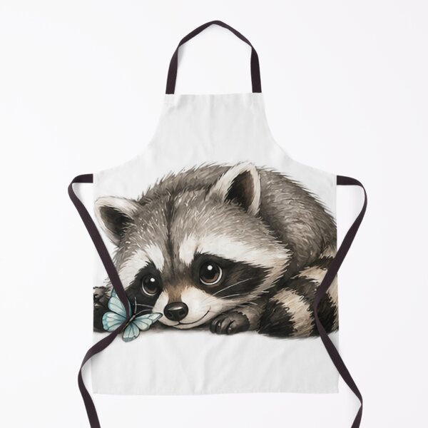 Item preview, Cute Raccoon with Little Butterfly designed and sold by Northline Creative.
