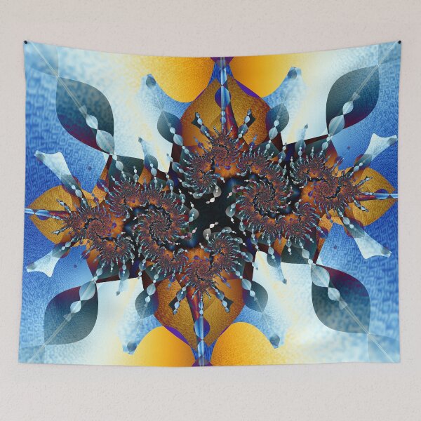 Item preview, The Cerulean Amber Vortex designed and sold by bloorose.