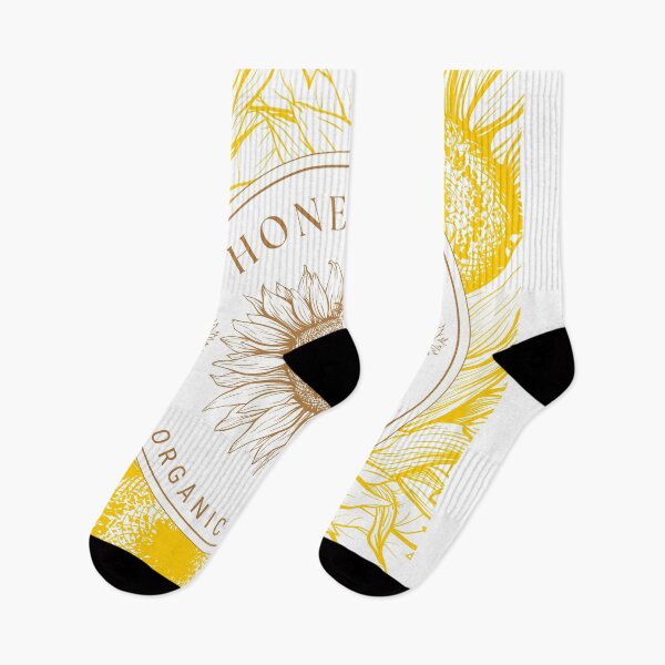 Item preview, Honey Bee Organic Product Sunflower Bee Lover Design designed and sold by JupiterLemons.
