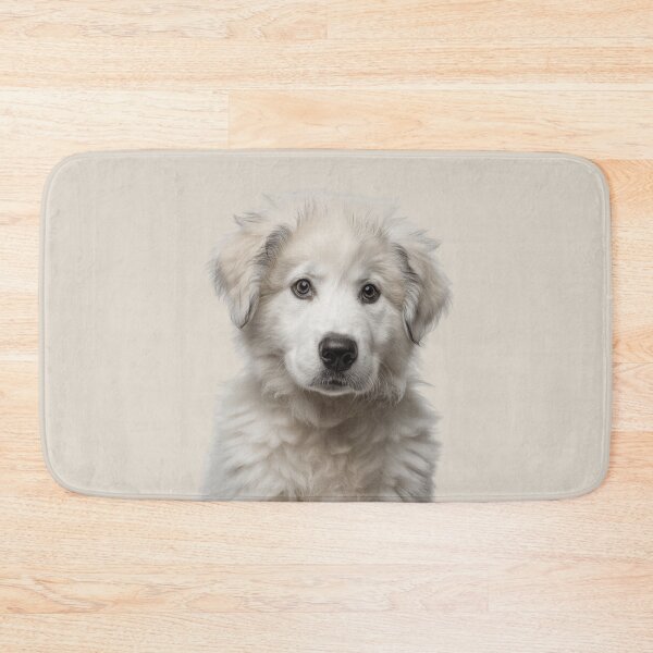 Item preview, Adorable Kuvasz puppy for Cute Hungarian Kuvasz puppy lovers designed and sold by LazyOwlStore.