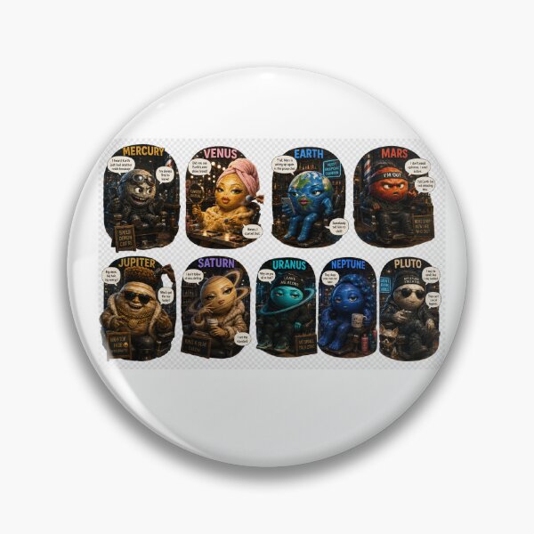 Item preview, 8 PLANETS PLUS PLUTO. designed and sold by PLANET GOSSIP.