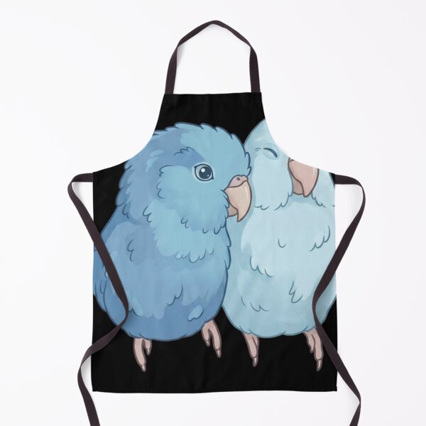 Item preview, Cute Blue Parrotlet Couple Cartoon Illustration designed and sold by Danmaha.