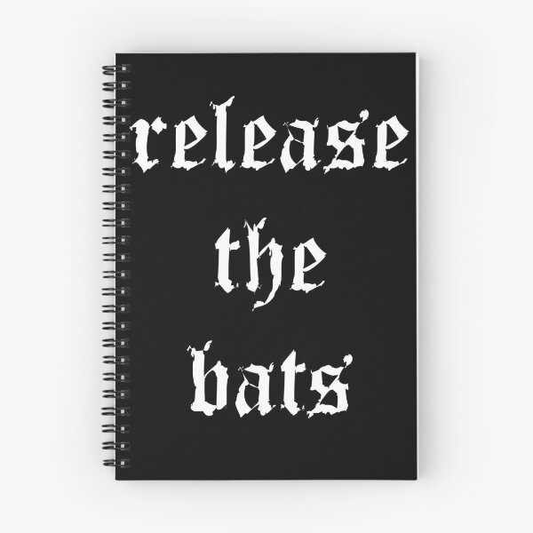 Item preview, Release the Bats – Post-Punk Gothic Tribute Typography designed and sold by simpledarkwavewisdom.