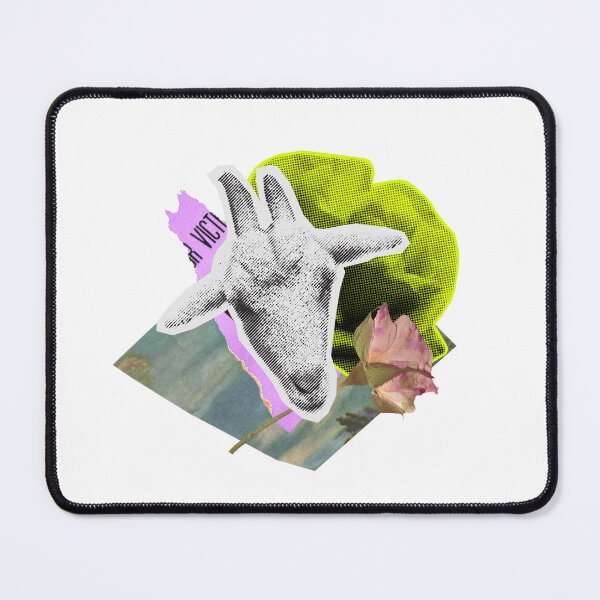 Item preview, Goat with Neon Yellow and Dried Rose Pop Art designed and sold by T-Shawty.