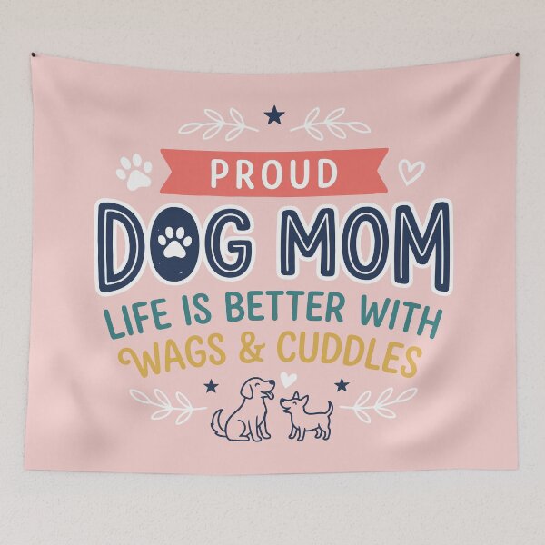 Item preview, Proud Dog Mom designed and sold by Amir Faysal.