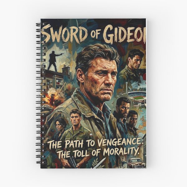 Item preview, The Path to Vengeance. The Toll of Morality. – Sword of Gideon Fine Art Print designed and sold by Art's Diner.