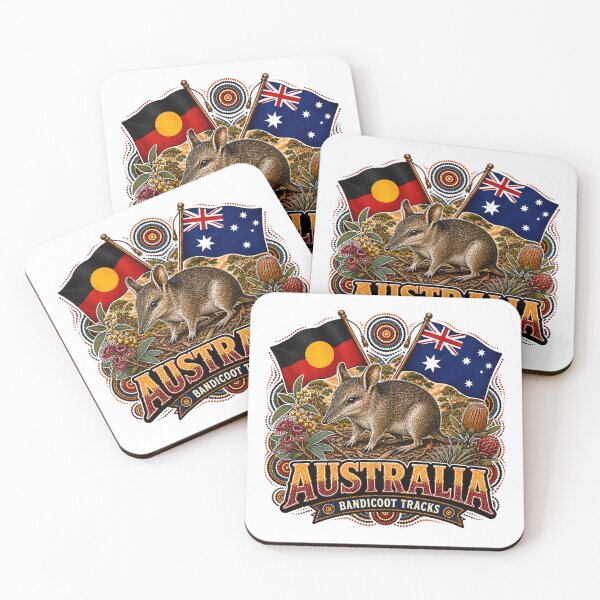 Item preview, Spirit of the Southern Land – Aboriginal-Inspired Map Design designed and sold by Holiday-Hunter.