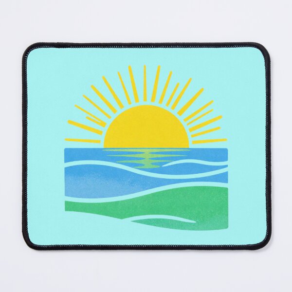 Item preview, Sunrise Over Ocean Waves Coastal Beach Landscape Design designed and sold by Sixième Studio.