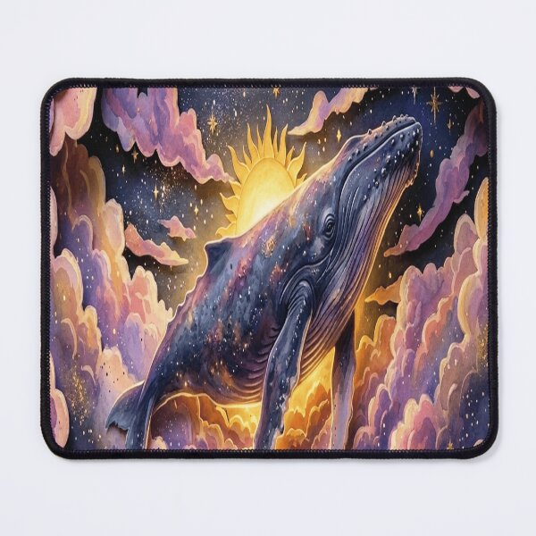Item preview, Cosmic Whale Swimming Through Nebula Clouds designed and sold by moses10.