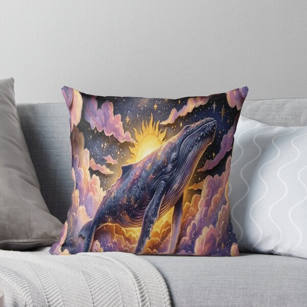 Item preview, Cosmic Whale Swimming Through Nebula Clouds designed and sold by moses10.