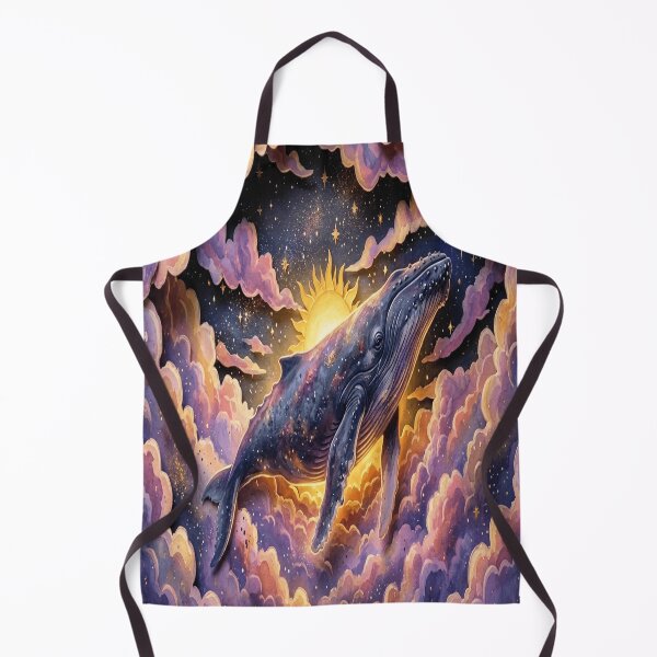 Item preview, Cosmic Whale Swimming Through Nebula Clouds designed and sold by moses10.