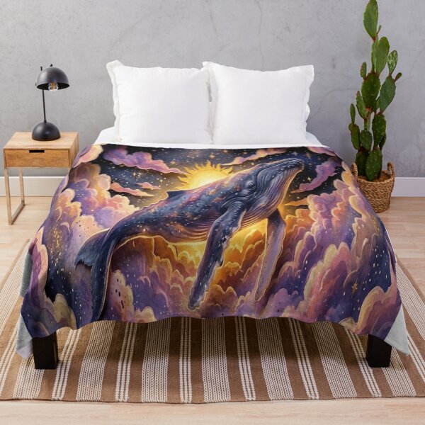 Item preview, Cosmic Whale Swimming Through Nebula Clouds designed and sold by moses10.