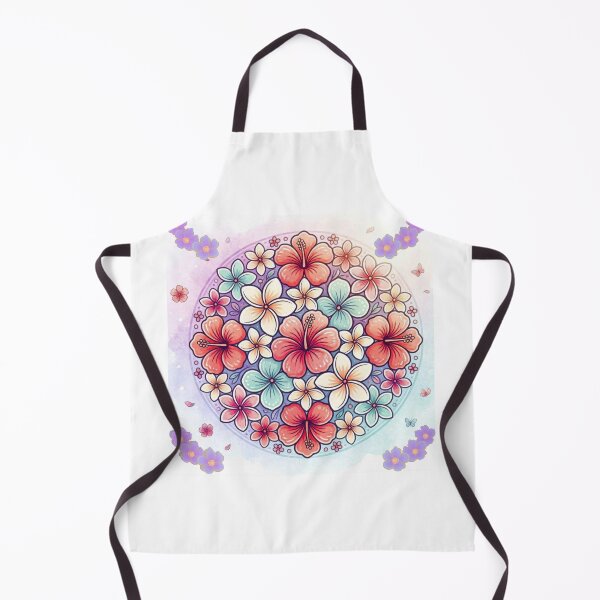 Item preview, Tropical Hibiscus Floral Mandala designed and sold by Lougud.